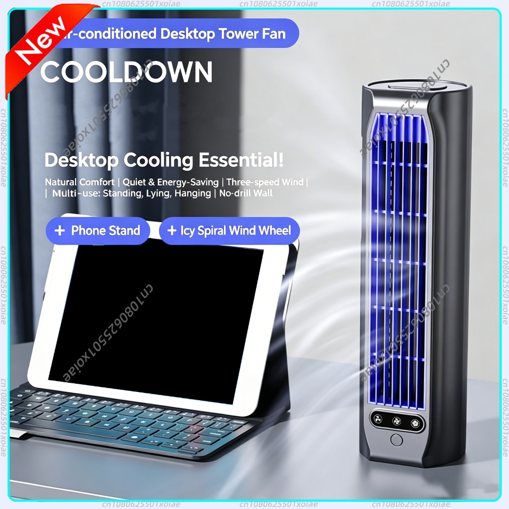 Home Cinema Led - USB Rechargeable Air Cooler with 3