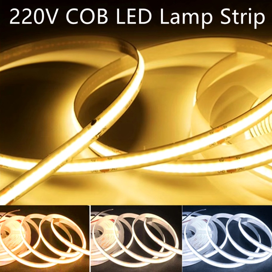 Home Cinema Led - 1-5m COB LED Light Strip 220V