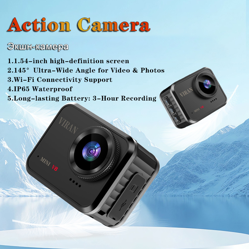 Home Cinema Outdoor - Mini Action Camera 4K Ultra HD