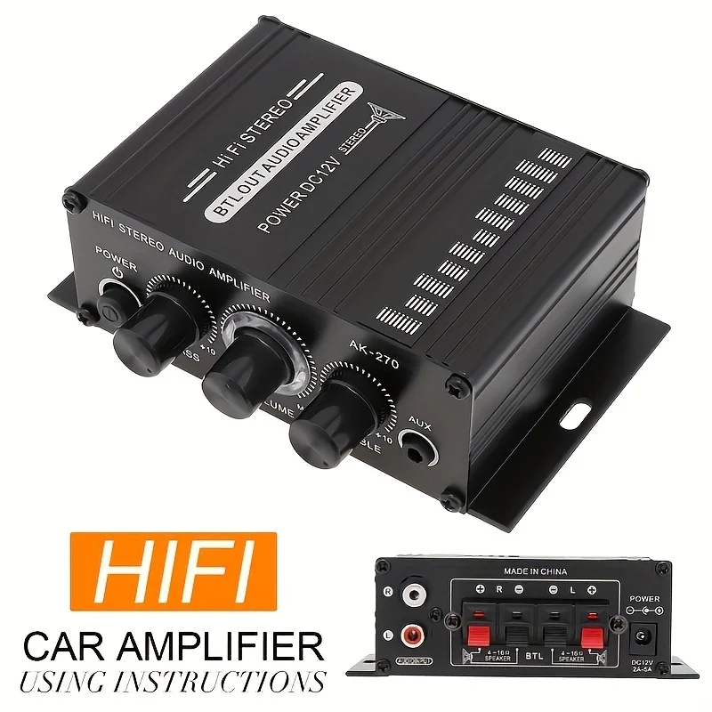 Home Cinema Marantz - AK-270 400W Mini Power Amplifier 12V/24V