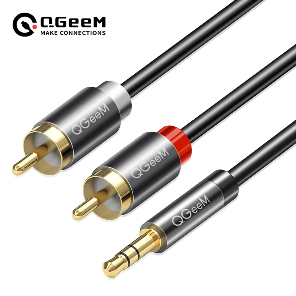 QGeeM RCA Cable 2RCA to 3.5 Au - Home Cinema Marantz recension och pris