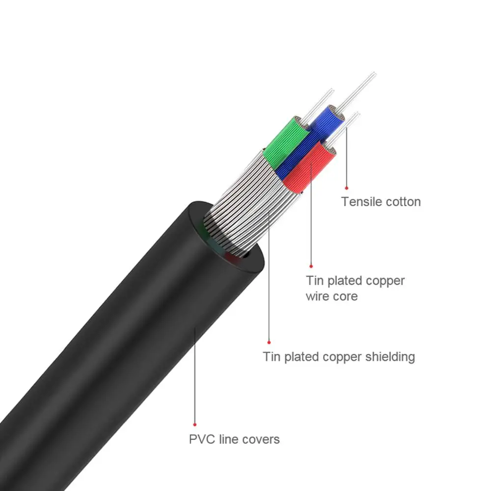 QGeeM RCA Cable 2RCA to 3.5 Au - Home Cinema Marantz recension och pris