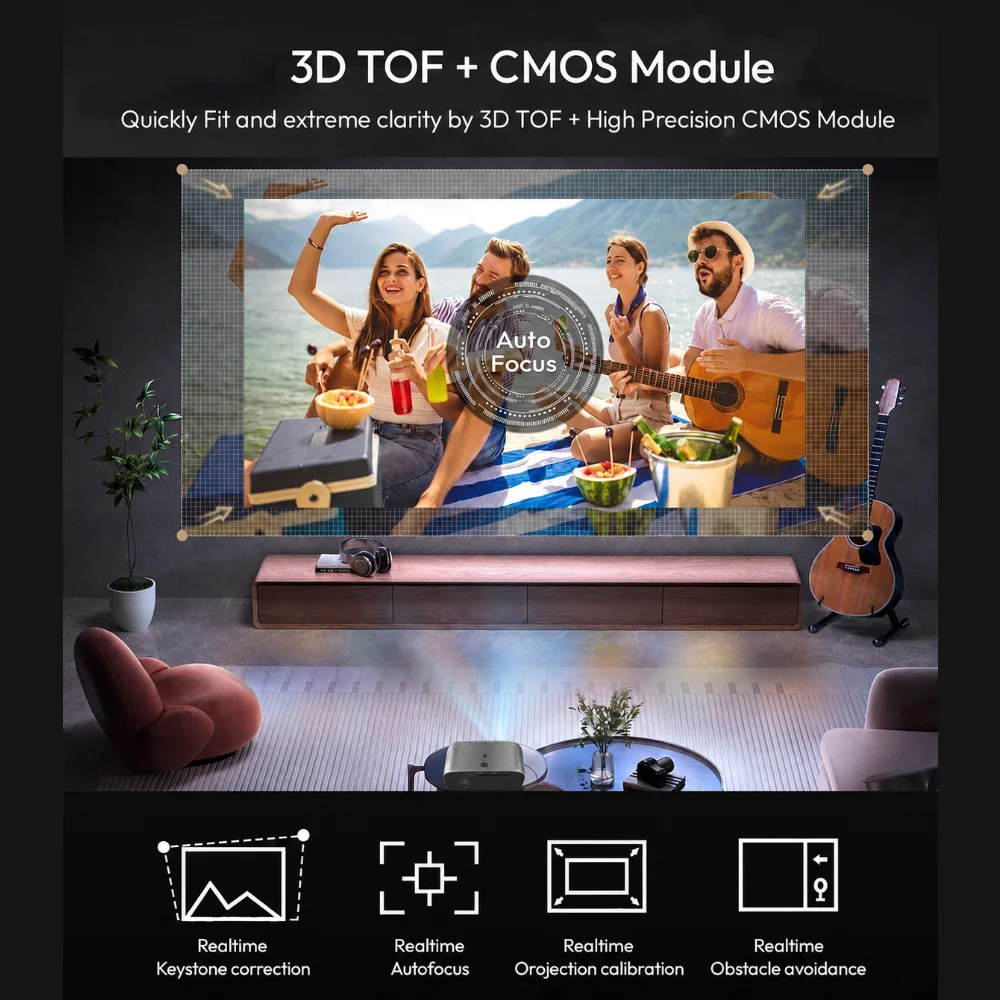 A9T 4K Home Theater Projector  - Home Cinema Focal recension och pris
