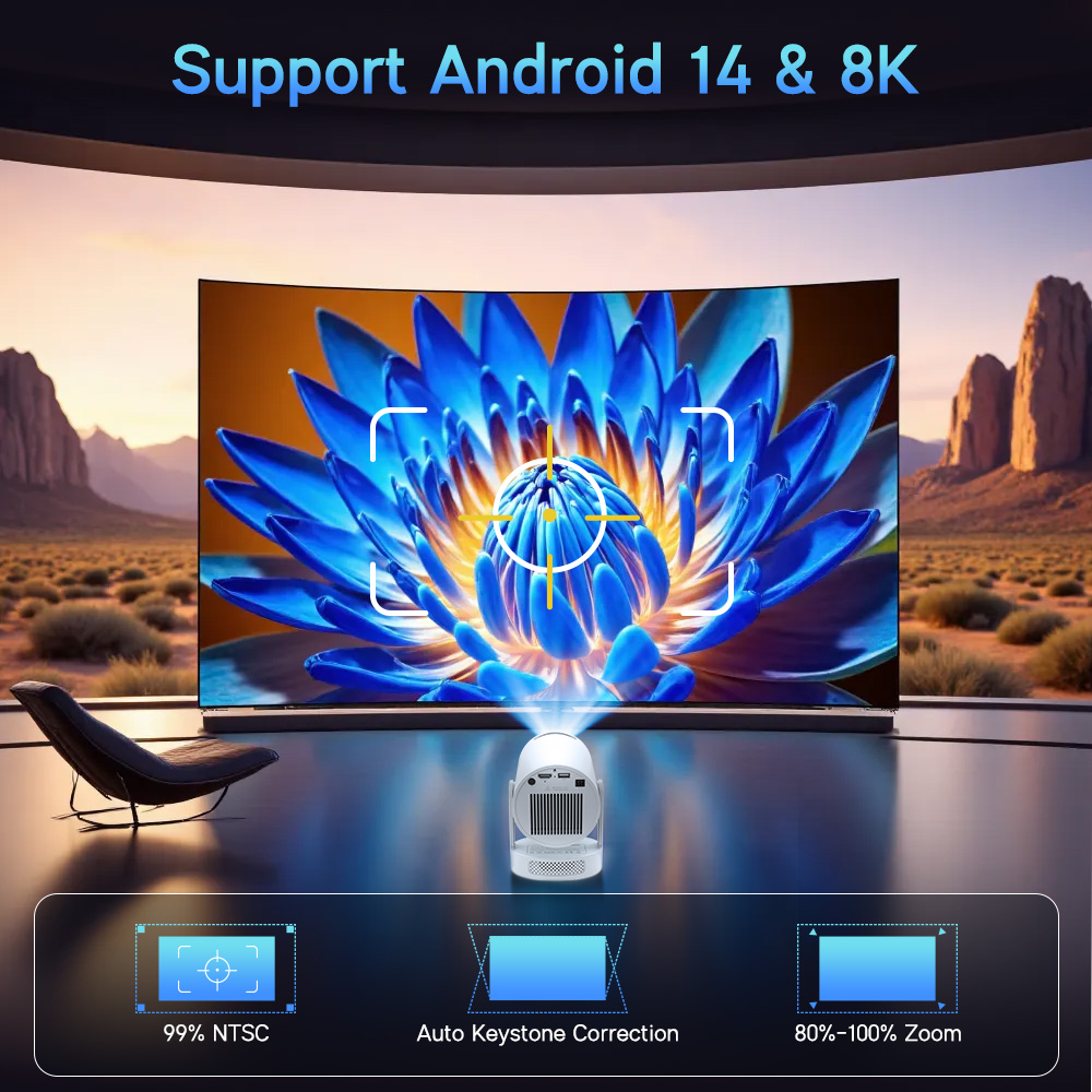 Magcubic Android 14 Native 108 - Home Cinema Focal recension och pris