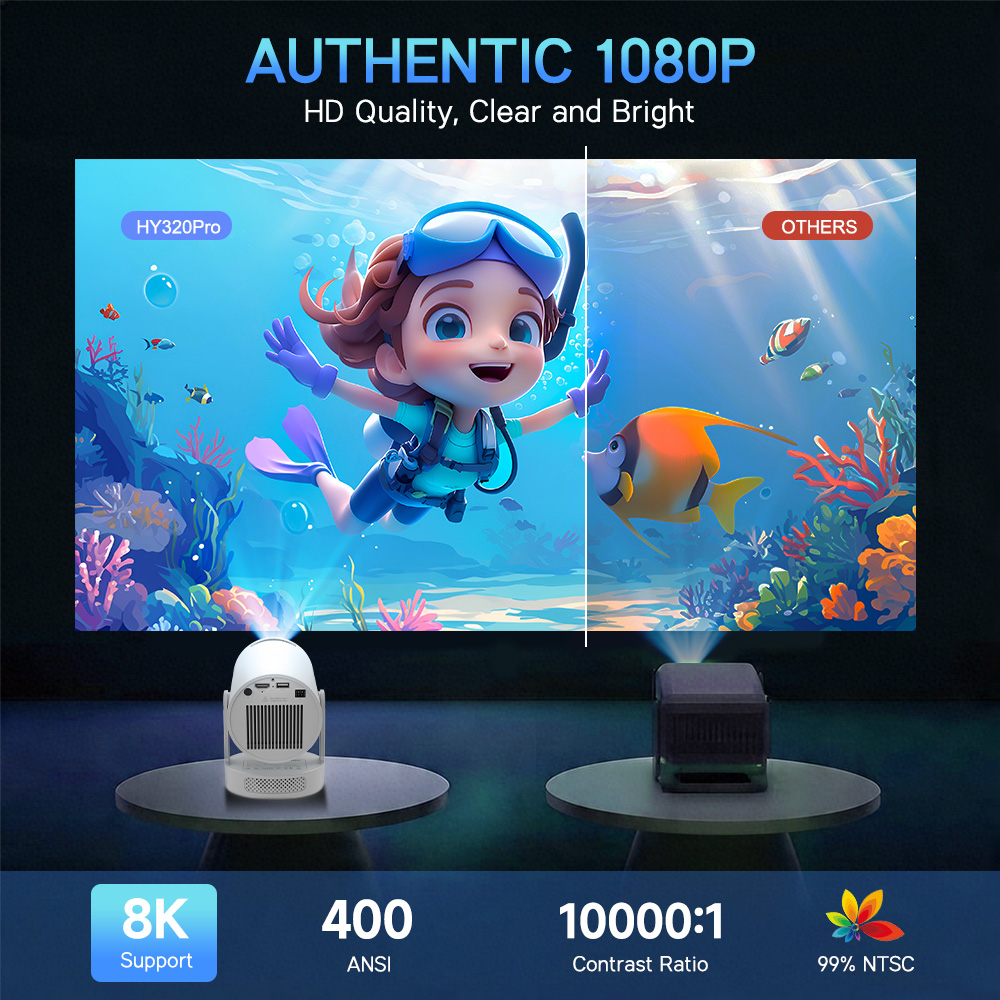 Magcubic 8K Projector HY320Pro - Home Cinema Focal recension och pris