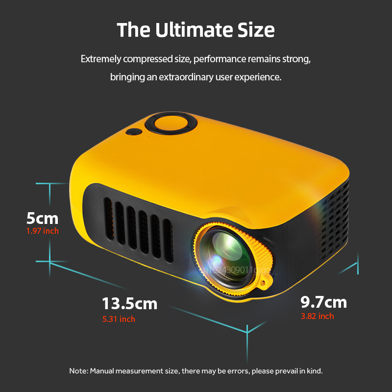 A2000 Mini Projector Portable  - Home Cinema Entertainment recension och pris