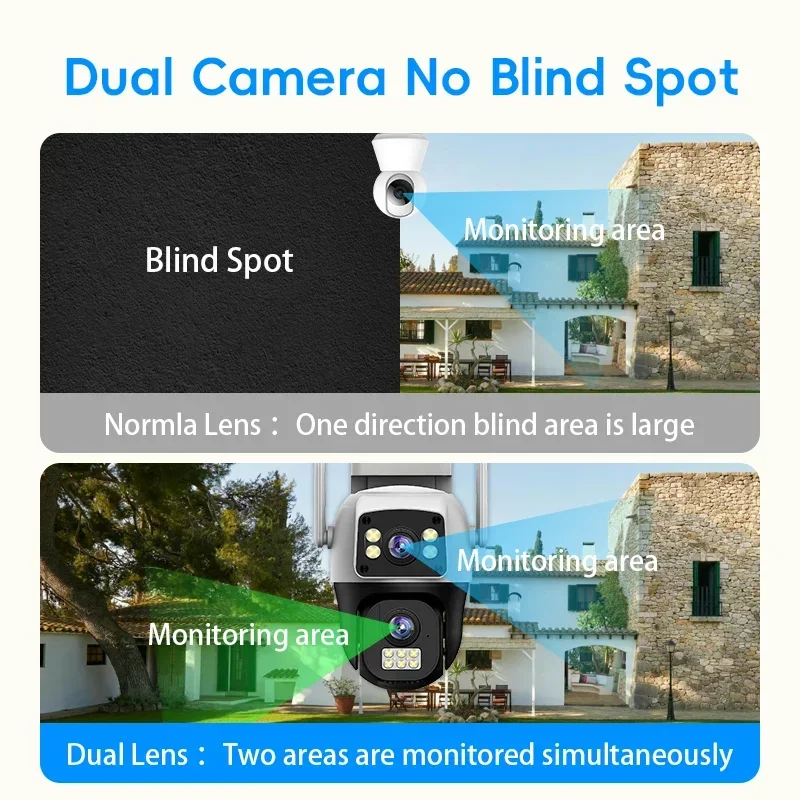8MP 4K WIFI IP Camera PTZ Outd - Home Cinema Outdoor recension och pris