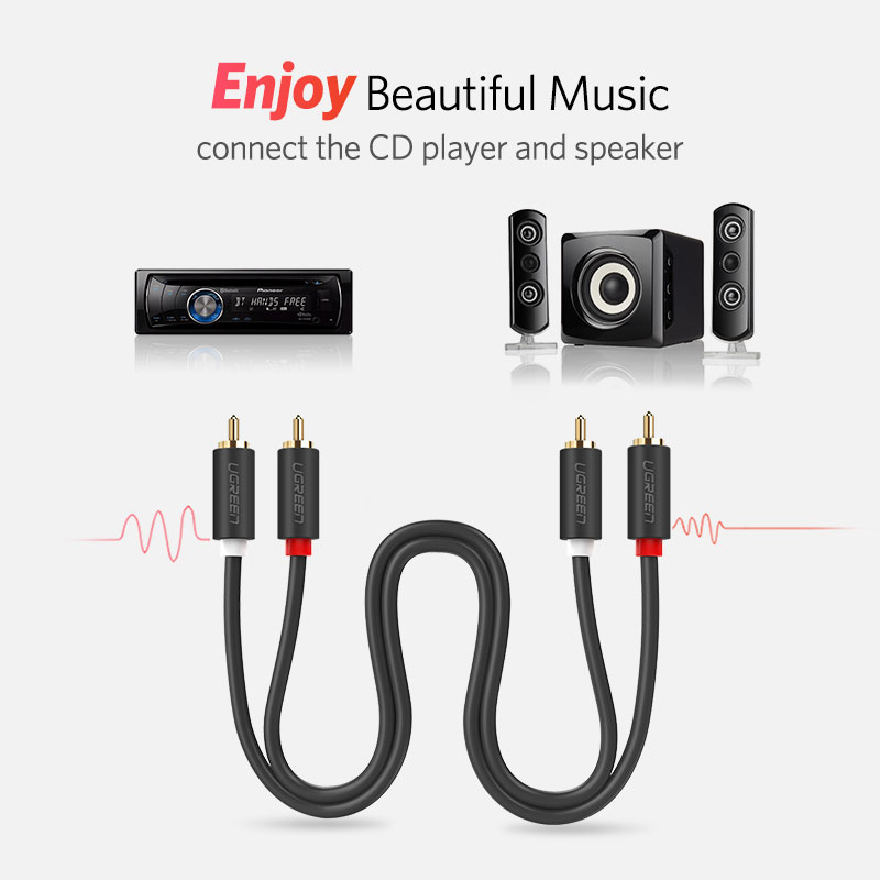 UGREEN 2RCA to 2 RCA Male to M - Home Cinema Marantz recension och pris