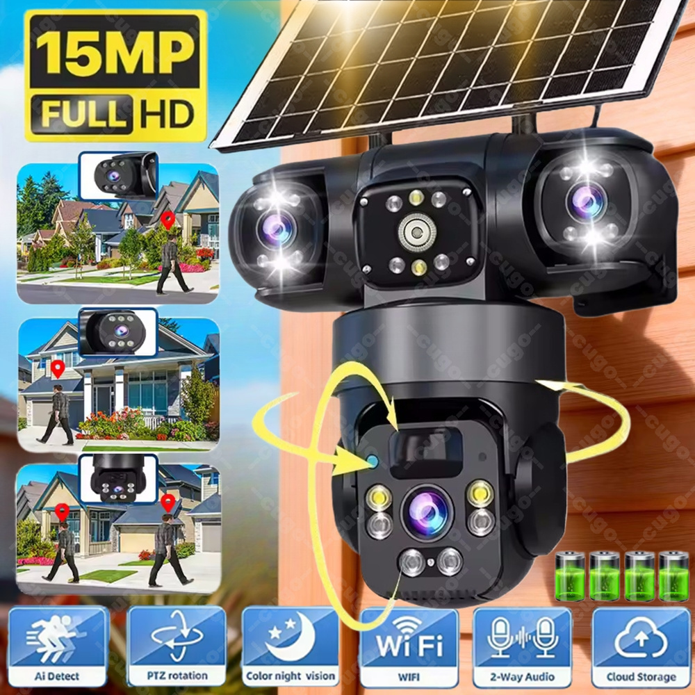 V380 3 Screen 3 Lens WIFI Came - Home Cinema Outdoor recension och pris