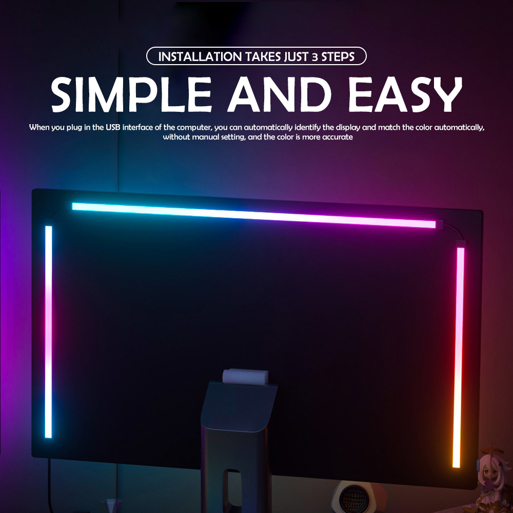 RGB Gaming Lights Strip Monito - Home Cinema Led recension och pris