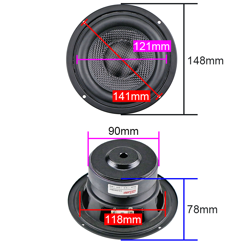GHXAMP 5.25 inch 148mm Fibergl - Home Cinema Focal recension och pris