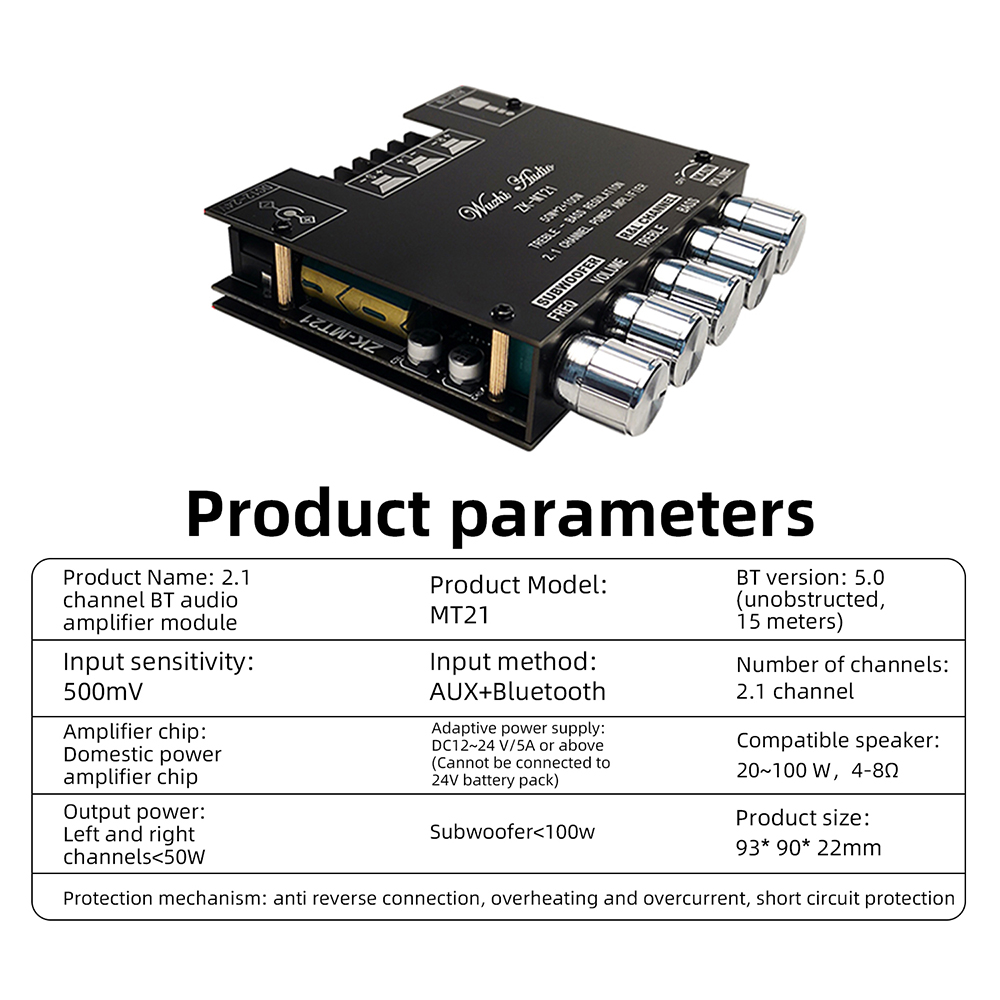 2.1 Channel BL Digital Power A - Home Cinema Bluetooth recension och pris