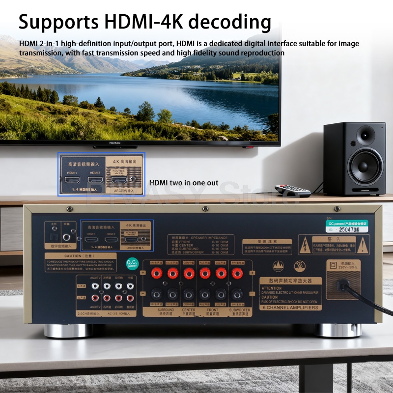 1200W Amplifier Bluetooth Amp  - Home Cinema Bluetooth recension och pris