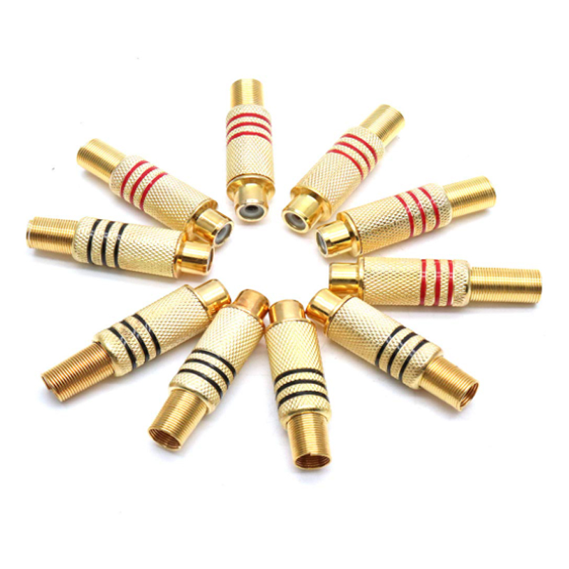 4PCS RCA Plug Gold Plated Sold - Home Cinema Marantz recension och pris