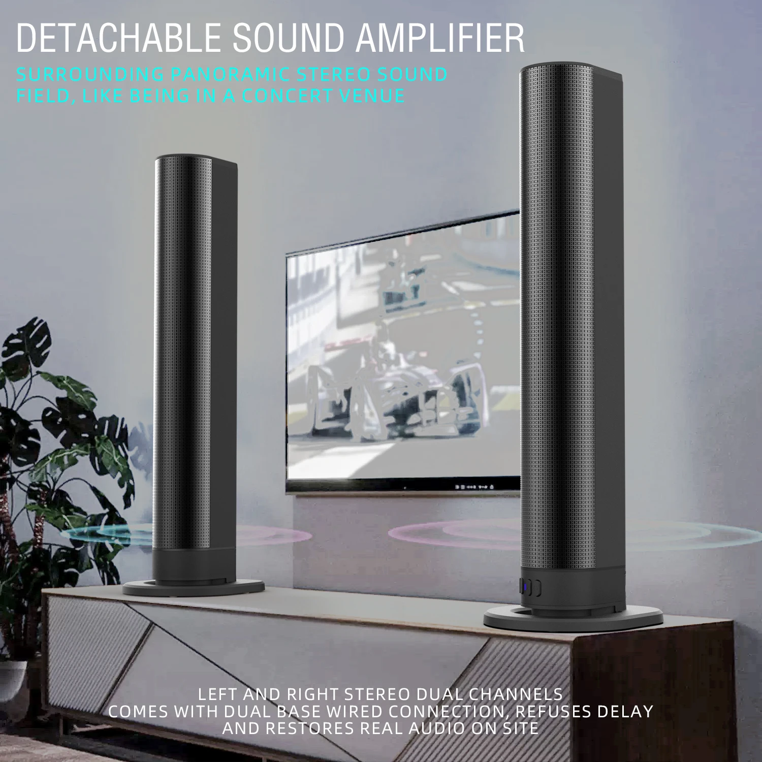 FM Soundbar TV Bluetooth Speak - Home Cinema Focal recension och pris