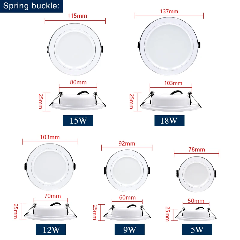 Led Downlight Recessed Round C - Home Cinema Led recension och pris