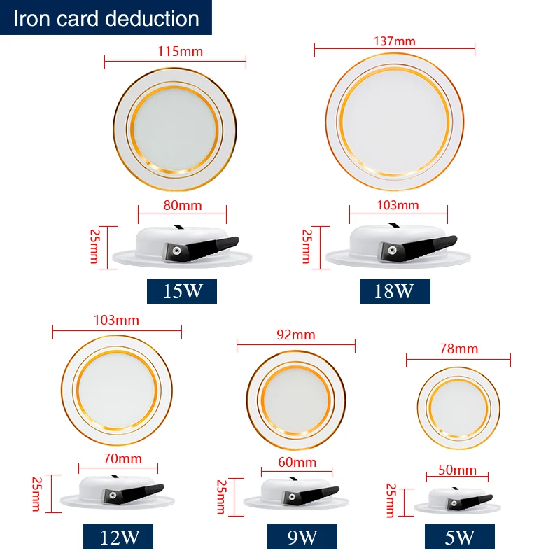 Led Downlight Recessed Round C - Home Cinema Led recension och pris