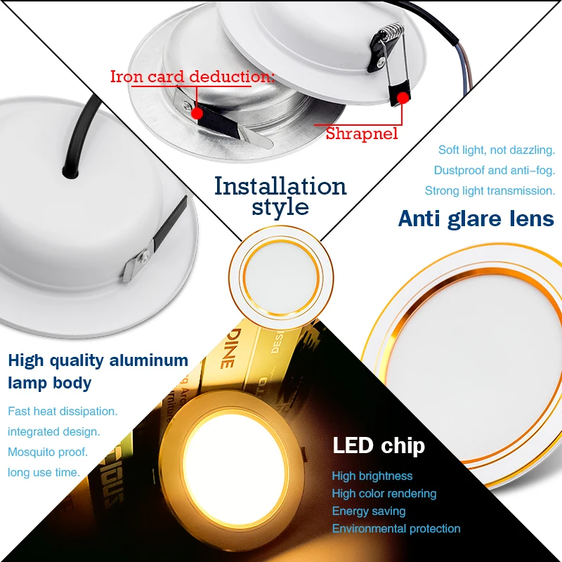 Led Downlight Recessed Round C - Home Cinema Led recension och pris